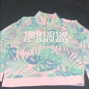 PINK Half Zip Pullover